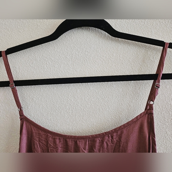 Brown Beaded Strap Top From Anthropologie - Picture 4 of 6